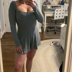 sparkly green romper